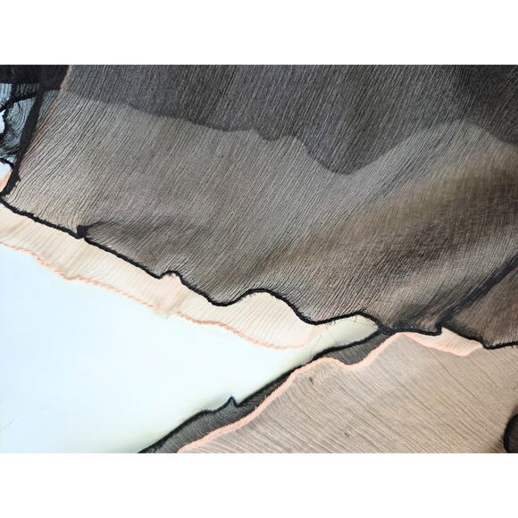 Vintage Dress Size Small Black Sleeveless Witchy Whimsigoth Fairy Grunge HOCO - Picture 9 of 10